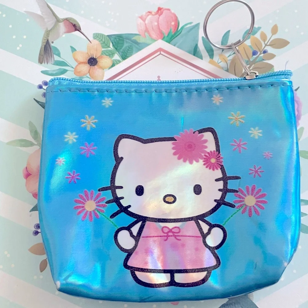 Hello Kitty keychain and coins Bag